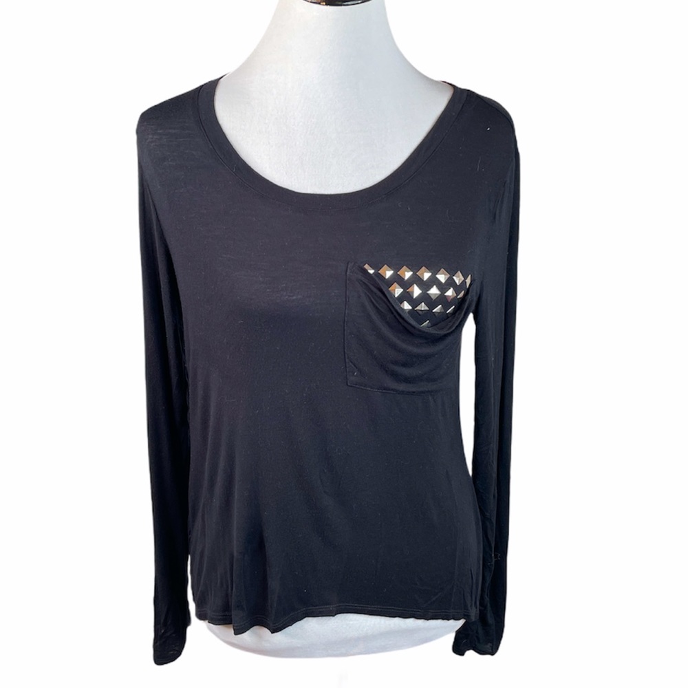 Rock & Roll Hall of Fame Long Sleeve Shirt, Black, Small